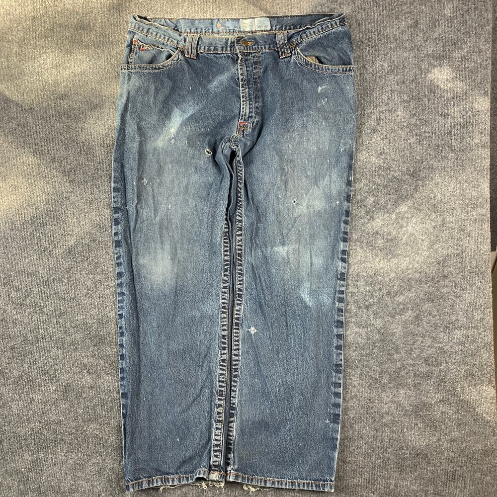 LAPCO FR Workwear‎ Jeans Mens Size 40x32 Blue Straight NFPA 70E Flame Resistant